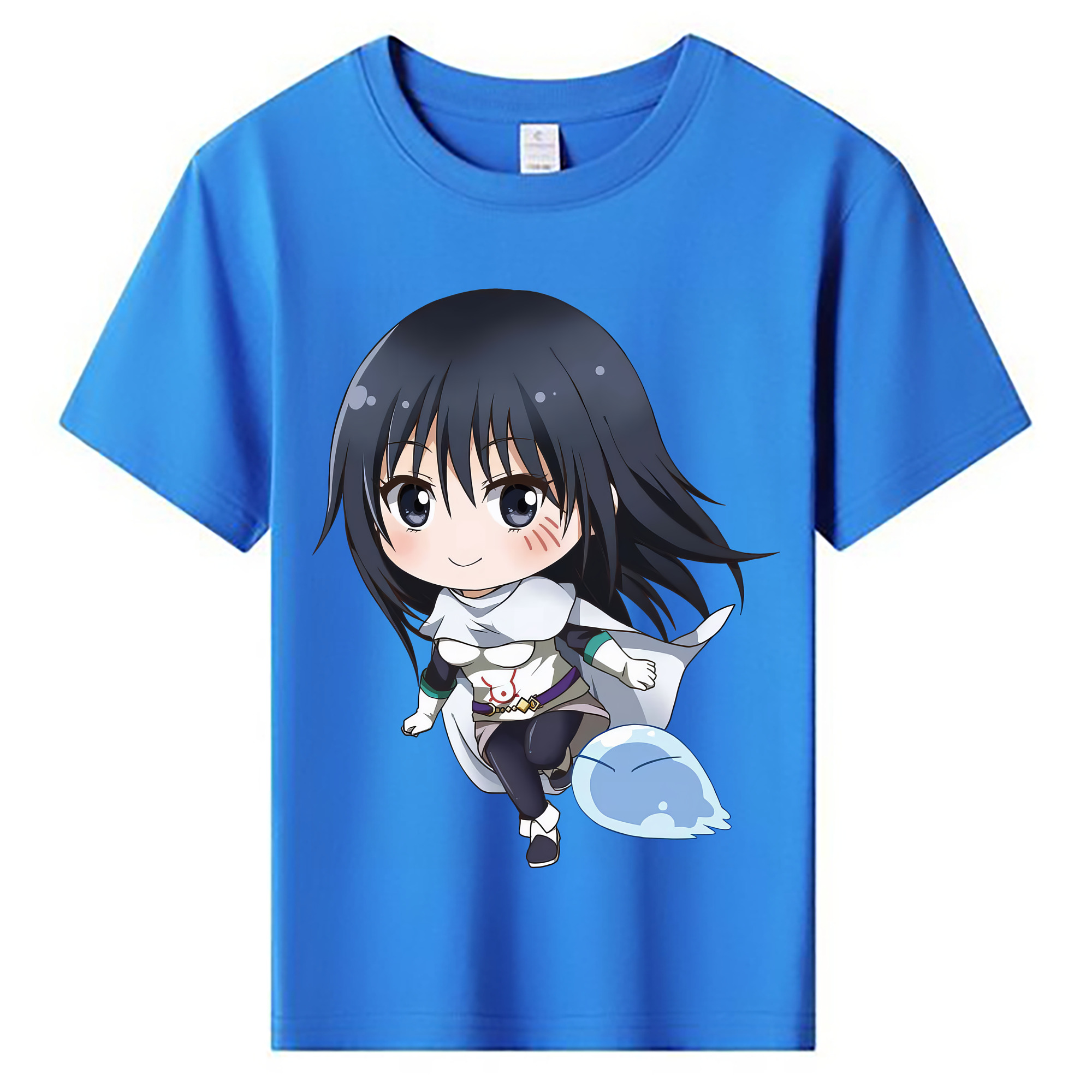 （画像用） 転スラ Regarding Reincarnated to Slime 綿100％キッズTシャツ（フロントプリント）
